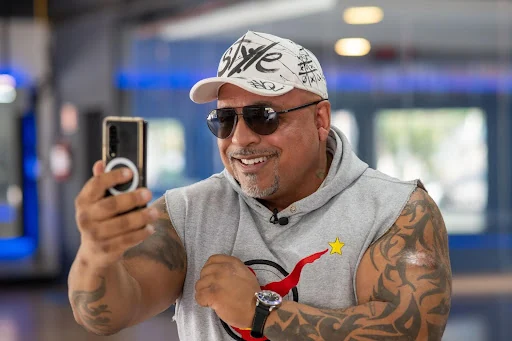 Jaime Marcelo em um encontro com o público